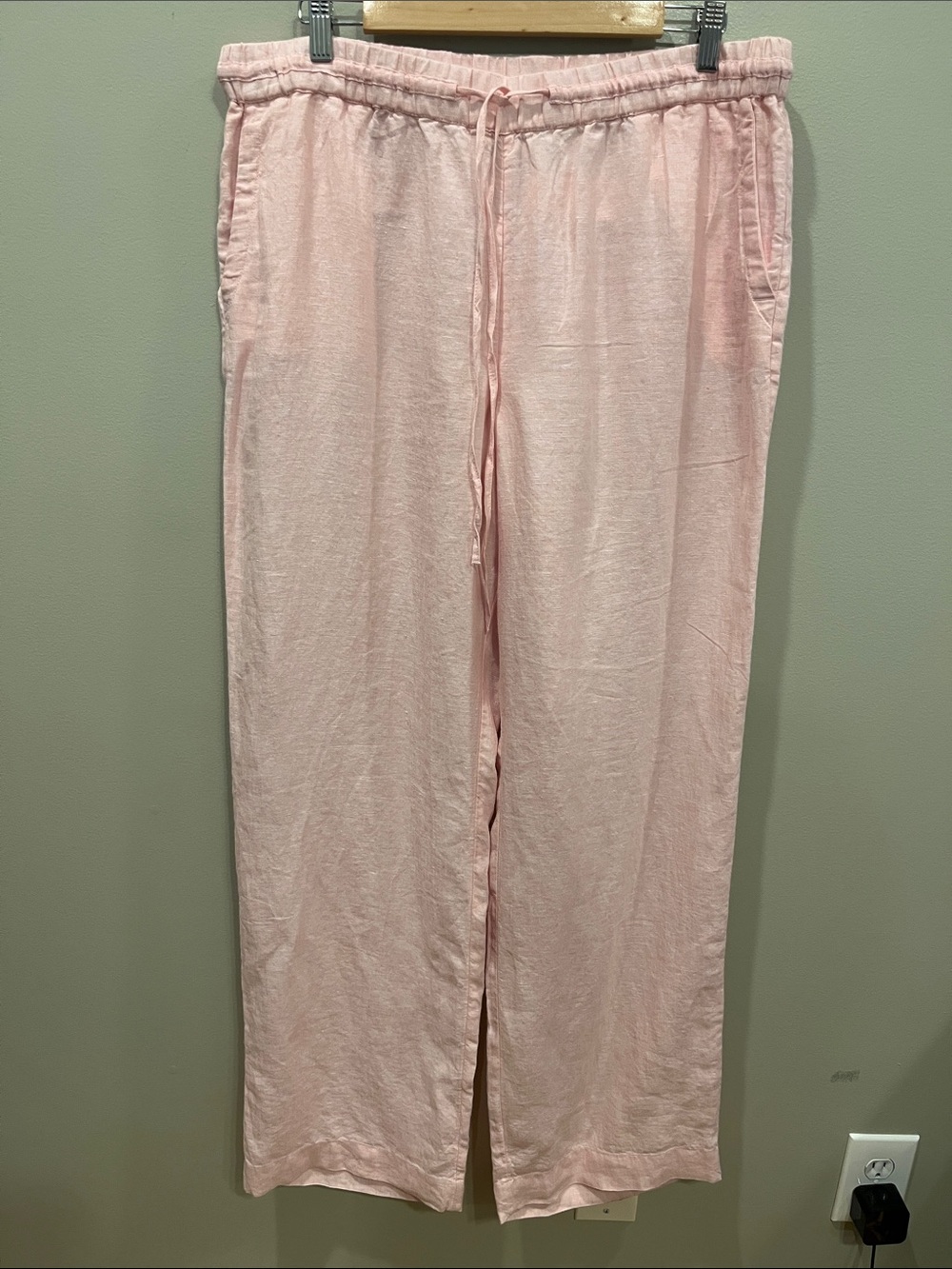 Charter Club Pink Linen Pants